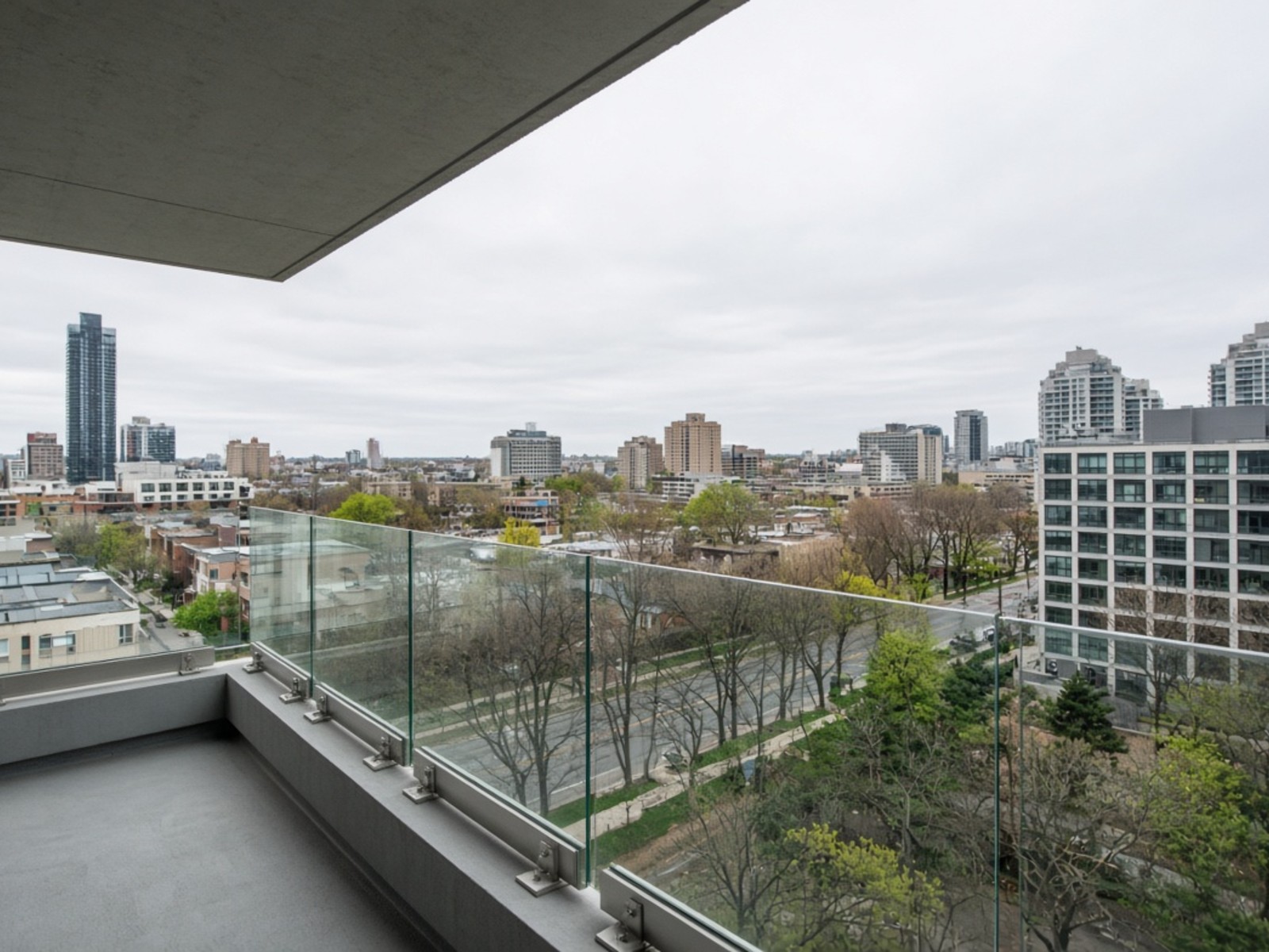 Balconies With A Modern Glass Railing