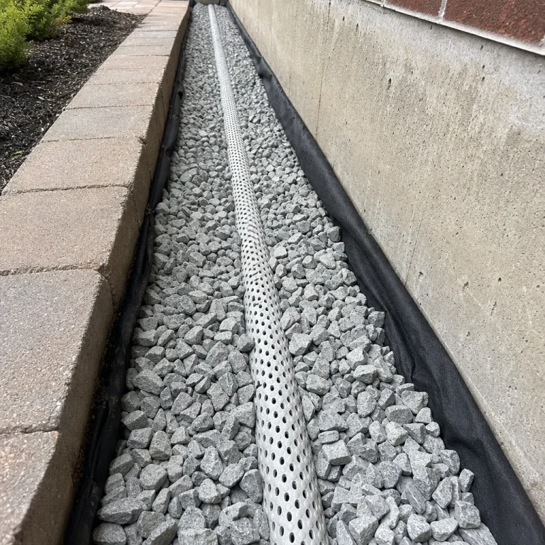 French Drain2 Gallery